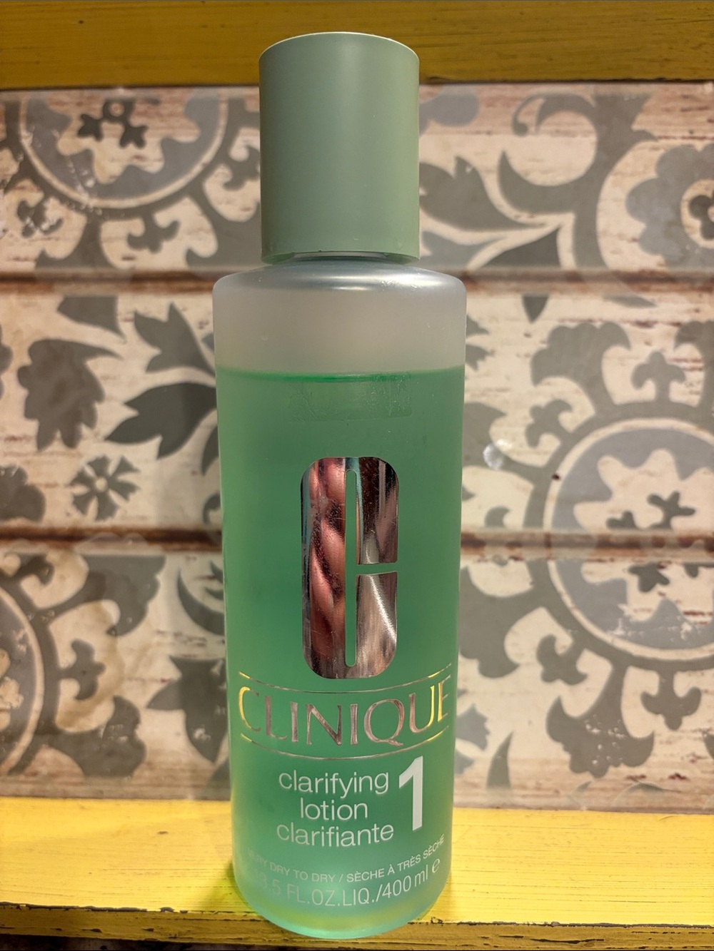 Clinique Clarifying Lotion 1 - Mint Green Bottle